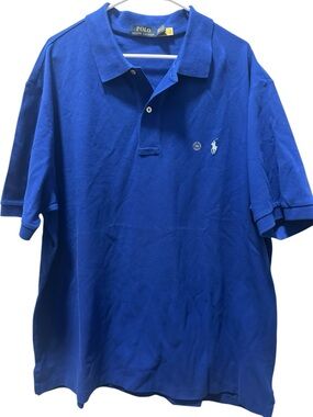 Polo by Ralph Lauren Royal Blue Short Sleeve Polo with White Pony